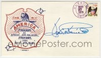 1b624 JOAN FONTAINE signed 4x7 first day cover 1978 she autographed it once on each side!