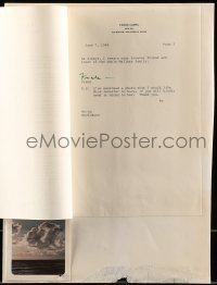 1b259 FRANK CAPRA signed letter 1984 sent to David Mallery three weeks before his wife passed away