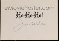 1b653 JOHN WATERS signed 7x10 Christmas card 1990s Rock Hudson's shaving cream scene from Seconds!