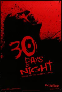 1c044 30 DAYS OF NIGHT teaser 1sh 2009 Josh Hartnett & Melissa George fight vampires in Alaska!