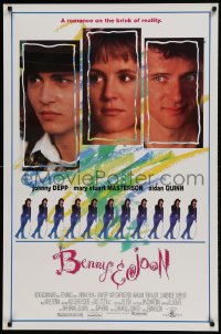 1c130 BENNY & JOON 1sh 1993 Johnny Depp, Mary Stuart Masterson, Quinn, romance on the brink!