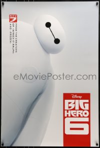 1c132 BIG HERO 6 advance DS 1sh 2014 Walt Disney CGI, cool image of Baymax & white background!