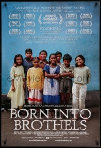 1c152 BORN INTO BROTHELS 1sh 2004 HBO documentary about Calcutta India's red light kids!