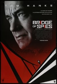 1c158 BRIDGE OF SPIES int'l style C advance DS 1sh 2015 image of Tom Hanks, building of Berlin Wall!