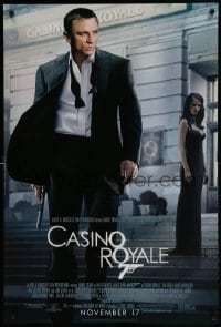 1c175 CASINO ROYALE advance 1sh 2006 Daniel Craig as James Bond & sexy Eva Green!