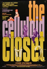 1c179 CELLULOID CLOSET 1sh 1996 documentary about homosexuals in Hollywood!