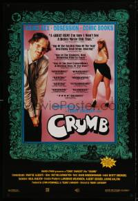 1c220 CRUMB 1sh 1995 underground comic book artist and writer, Robert Crumb!