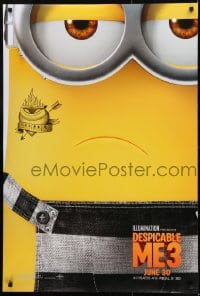 1c251 DESPICABLE ME 3 advance DS 1sh 2017 CGI animation, Steve Carell, two-eyed minion!