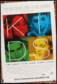 1c518 KIDS 1sh 1995 written by Harmony Korine, Chloe Sevigny, Rosario Dawson, teen AIDS!