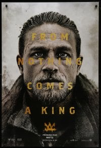 1c523 KING ARTHUR LEGEND OF THE SWORD teaser DS 1sh 2017 Charlie Hunnam in the title role!