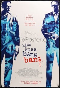 1c526 KISS KISS BANG BANG int'l DS 1sh 2005 Robert Downey Jr., Val Kilmer, Michelle Monaghan!