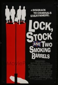 1c571 LOCK, STOCK & TWO SMOKING BARRELS DS 1sh 1998 Guy Ritchie English crime comedy, great art!