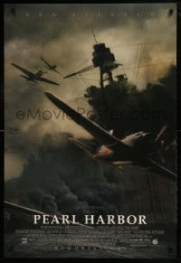 1c698 PEARL HARBOR advance DS 1sh 2001 Ben Affleck, Beckinsale, Hartnett, bombers over battleship!