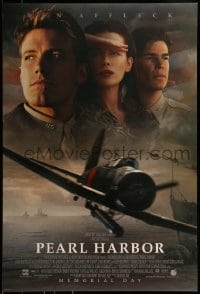 1c699 PEARL HARBOR advance DS 1sh 2001 cast portrait of Ben Affleck, Josh Hartnett, Beckinsale, WWII