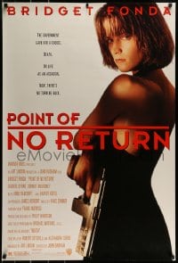 1c714 POINT OF NO RETURN DS 1sh 1993 super sexy Bridget Fonda with big gun!