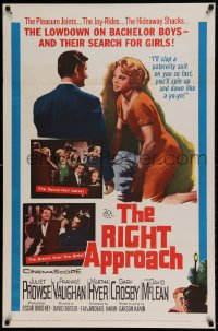 1c748 RIGHT APPROACH 1sh 1961 a report on the things bachelor boys do to get the sexy girls!