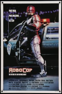 1c754 ROBOCOP 1sh 1987 Paul Verhoeven classic, Peter Weller is part man, part machine, all cop!