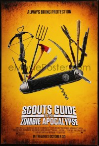 1c778 SCOUTS GUIDE TO THE ZOMBIE APOCALYPSE advance DS 1sh 2015 Sheridan, Swiss Army knife image!