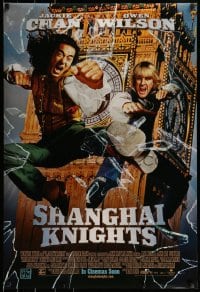 1c789 SHANGHAI KNIGHTS int'l advance DS 1sh 2003 Jackie Chan & Owen Wilson in martial arts western!