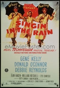 1c804 SINGIN' IN THE RAIN DS 1sh R2000 Gene Kelly, Donald O'Connor, Debbie Reynolds, classic!
