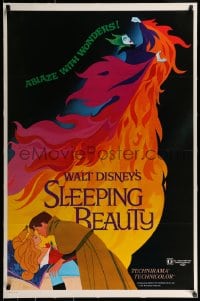 1c806 SLEEPING BEAUTY style A 1sh R1979 Walt Disney cartoon fairy tale fantasy classic!