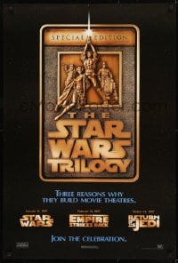 1c017 STAR WARS TRILOGY style F 1sh 1997 George Lucas, Empire Strikes Back, Return of the Jedi!