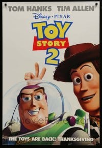 1c918 TOY STORY 2 advance DS 1sh 1999 Woody, Buzz Lightyear, Disney and Pixar animated sequel!