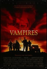 1c940 VAMPIRES DS 1sh 1998 John Carpenter, James Woods, cool vampire hunter image!
