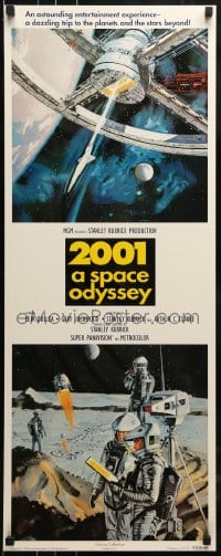 1d816 2001: A SPACE ODYSSEY 14x36 commercial poster 1995 Stanley Kubrick classic, ultimate trip!