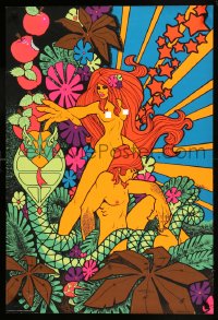 1d817 ADAM & EVE 24x36 Canadian commercial poster 1970s sexy psychedelic art!