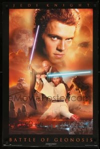 1d820 ATTACK OF THE CLONES 23x34 Canadian commercial poster 2002 Star Wars Episode II, Geonosis!