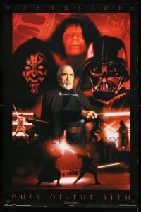 1d822 ATTACK OF THE CLONES 23x34 Canadian commercial poster 2002 Star Wars Episode II, the Sith!