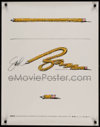 1d016 SAUL BASS 22x28 special poster 1983 art of shrinking pencil, Art Director's Club of L.A.!
