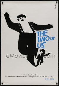 1d015 TWO OF US 1sh R2005 wonderful art of Michel Simon & young Jewish boy by Saul Bass!