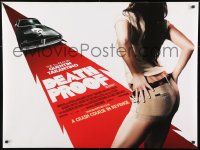 1f009 DEATH PROOF DS British quad 2007 Quentin Tarantino's Grindhouse, different sexy image!