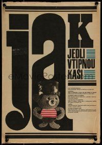 1f288 JAK JEDLI VTIPNOU KASI Czech 12x17 1966 Bretislav Pojar, cool short film compilation!