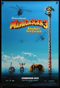 1f518 MADAGASCAR 3: EUROPE'S MOST WANTED advance Danish 2012 Ben Stiller, Chris Rock, Schwimmer