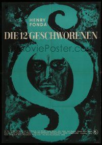 1f185 12 ANGRY MEN East German 23x32 1965 Henry Fonda, Sidney Lumet classic, different art!