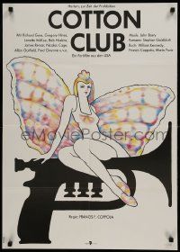 1f190 COTTON CLUB East German 23x32 1986 Francis Ford Coppola, cool totally different Beck art!