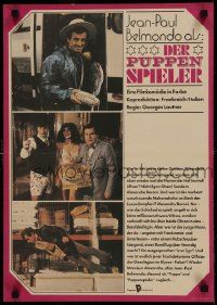 1f208 LE GUIGNOLO East German 16x23 1981 Jean-Paul Belmondo, Mirella D'Angelo!