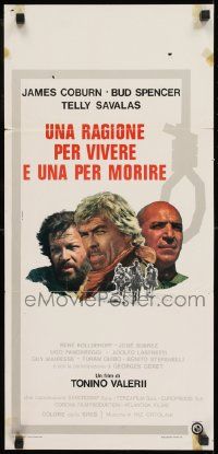 1f180 REASON TO LIVE, A REASON TO DIE Italian locandina 1972 Telly Savalas, James Coburn, Spencer!