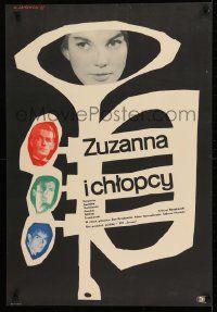 1f786 ZUZANNA I CHLOPCY Polish 23x33 1961 Mozdzenski, Ewa Krzyzewska, Janowski art of trumpet!