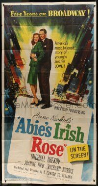 1g633 ABIE'S IRISH ROSE 3sh 1946 Joanne Dru, Anne Nichols, most riotous, romantic hit!