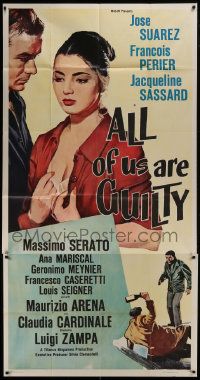 1g639 ALL OF US ARE GUILTY 3sh 1960 Luigi Zampa's Il Magistrato, art of sexy Jacqueline Sassard