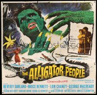 1g114 ALLIGATOR PEOPLE 6sh 1959 Beverly Garland, Lon Chaney, they'll make your skin crawl!