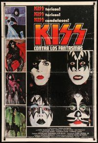 1g423 ATTACK OF THE PHANTOMS Argentinean 1978 KISS, portraits of Criss, Frehley, Simmons & Stanley