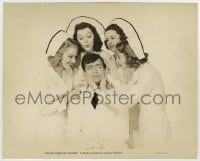 1h049 4 GIRLS IN WHITE 8x10 still 1939 Buddy Ebsen with nurses Rice, Rutherford, Howard & Merkel!
