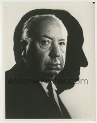 1h079 ALFRED HITCHCOCK TV 7.25x9 still 1979 great c/u by famous silhouette at his AFI Salute!