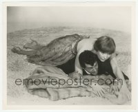 1h084 ALL IN A NIGHT'S WORK 8.25x10 still 1961 Shirley MacLaine laying on top of Dean Martin!