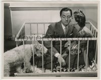 1h102 ANOTHER THIN MAN deluxe 8x10 still 1939 William Powell, Myrna Loy & Asta in pen by Willinger!